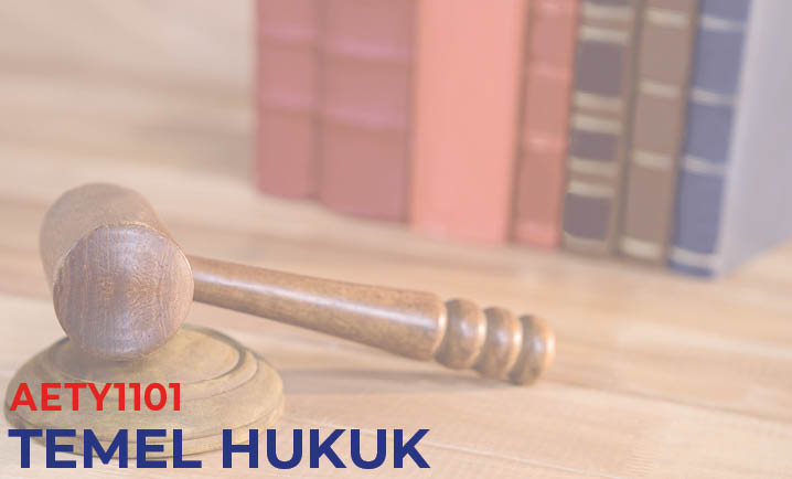 (AETY1101) Temel Hukuk
